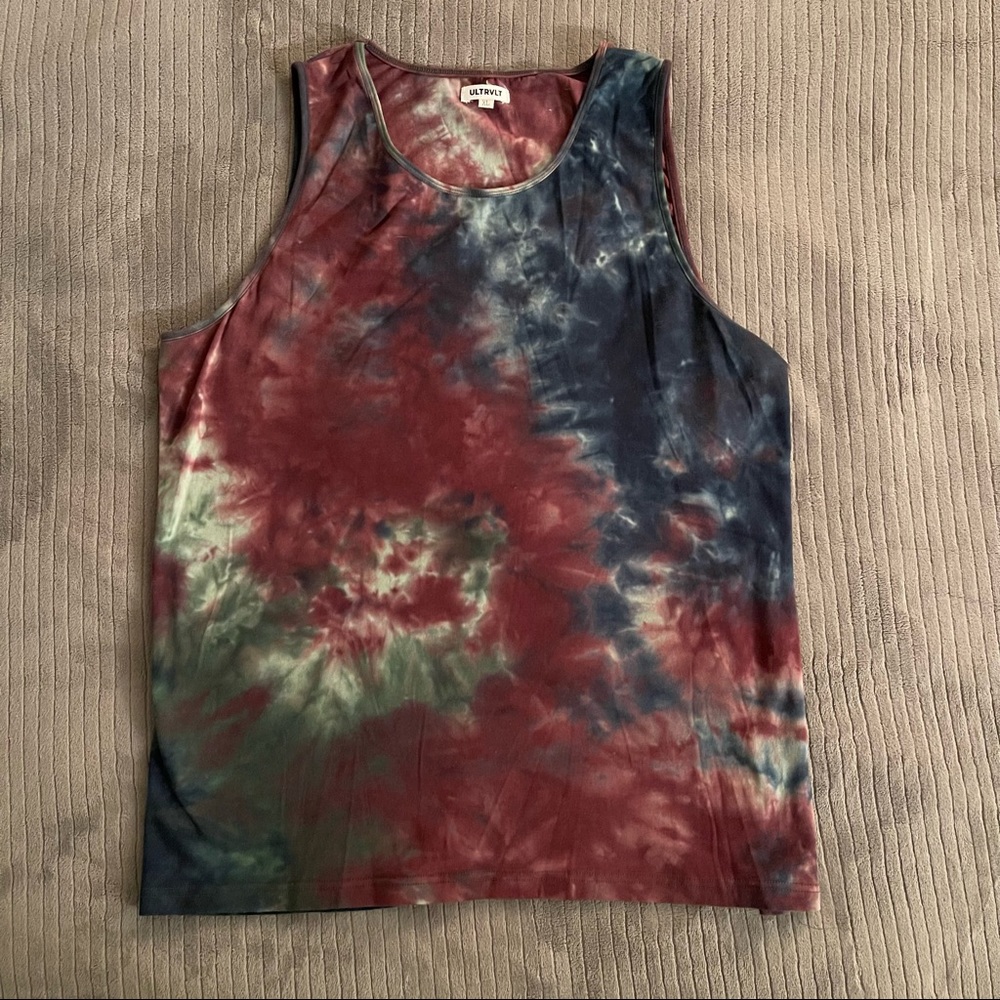 ULTRVLT Tye Dye Tank Top XL